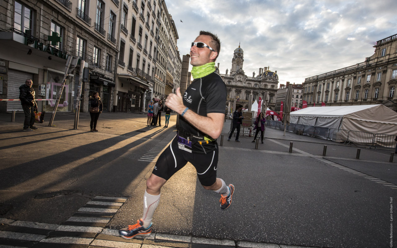 Course à pied place des tearreaux - Lyon Urban Trail – Trail Urbain – LUT - © Gilles Reboisson